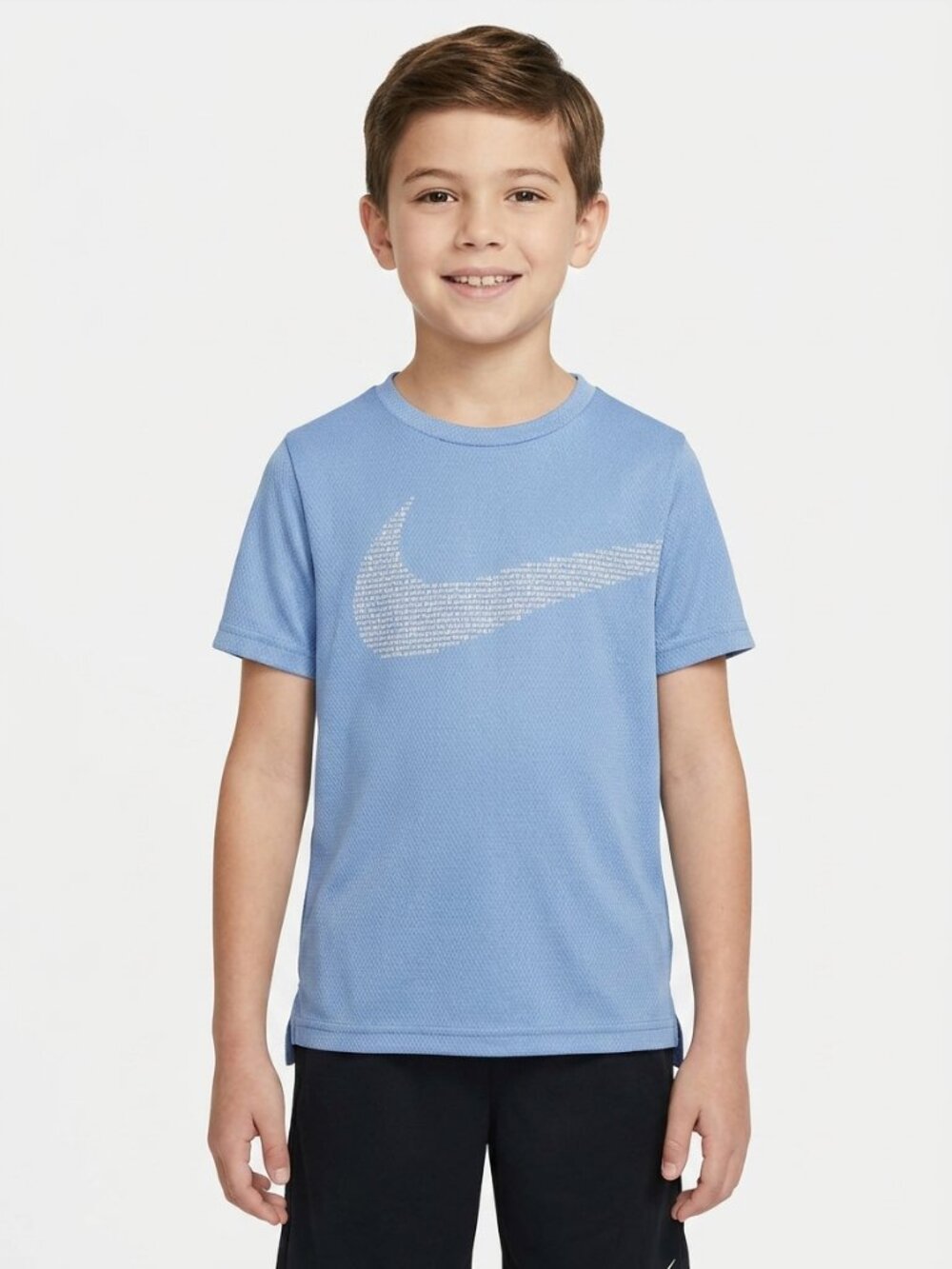 Nike Kids Dri-FIT Short Sleeve Tee - Light Blue size L